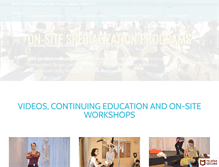Tablet Screenshot of pilatestherapeutics.com